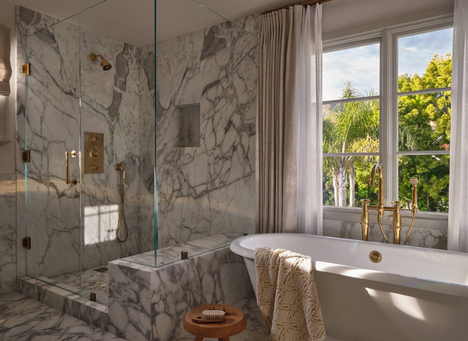 Master bath tub — Montecito Residence